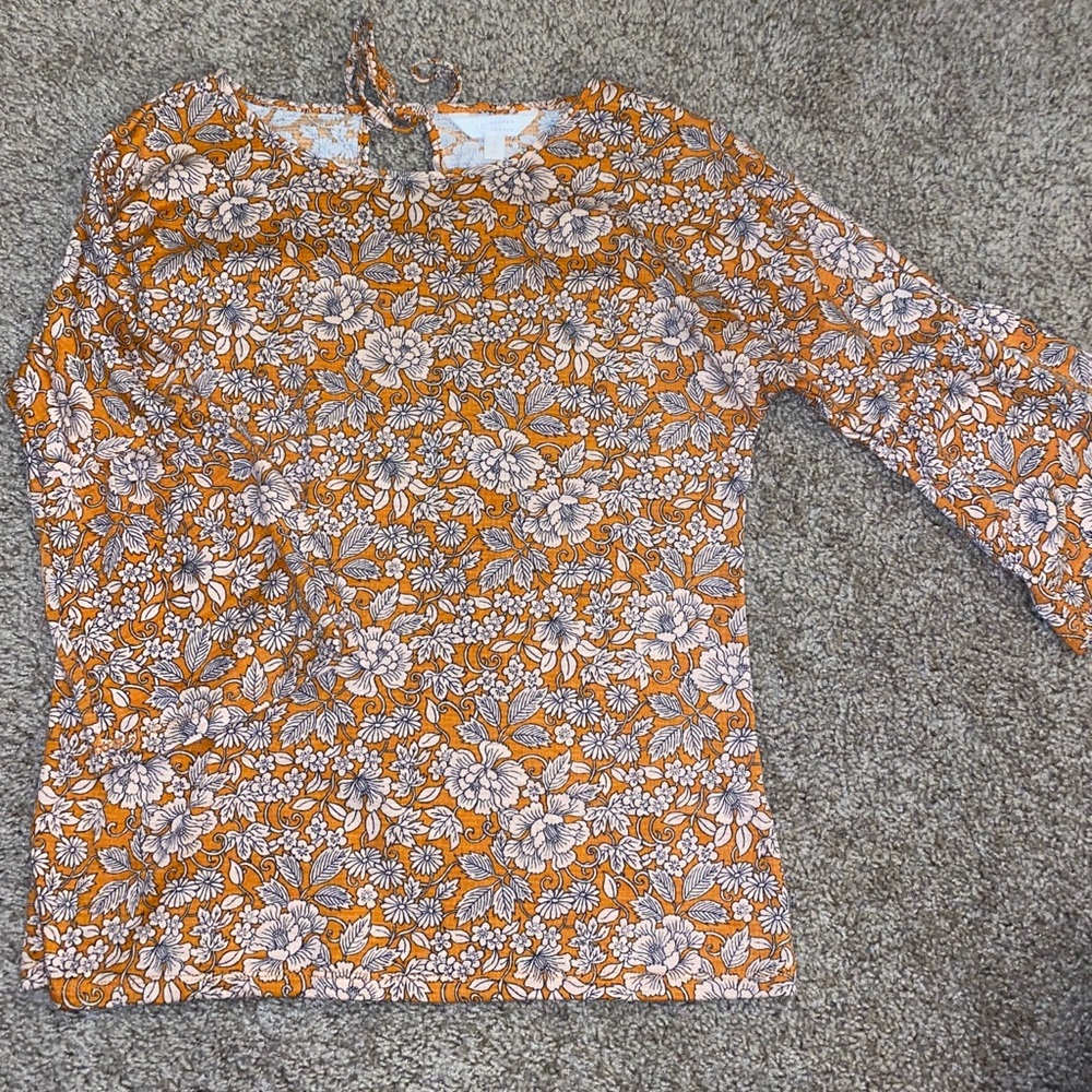 Lauren Conrad Blouse w/ Bell Sleeves